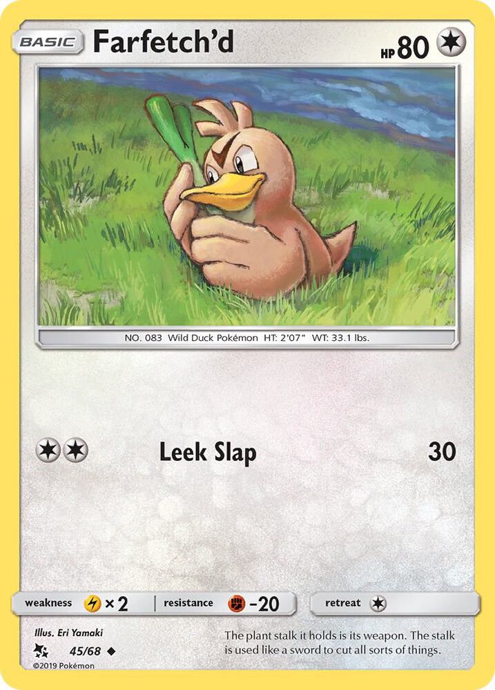 Farfetch'd 45/68 (Hidden Fates)  | Good Games Adelaide SA