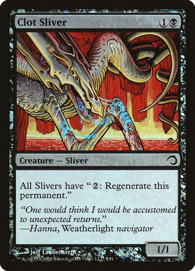 Clot Sliver 5 (Premium Deck Series: Slivers)  - Foil | Good Games Adelaide SA