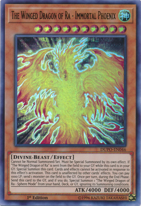 The Winged Dragon of Ra - Immortal Phoenix [DUPO-EN046] Ultra Rare | Good Games Adelaide SA