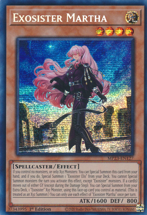 Exosister Martha [MP23-EN127] Prismatic Secret Rare | Good Games Adelaide SA