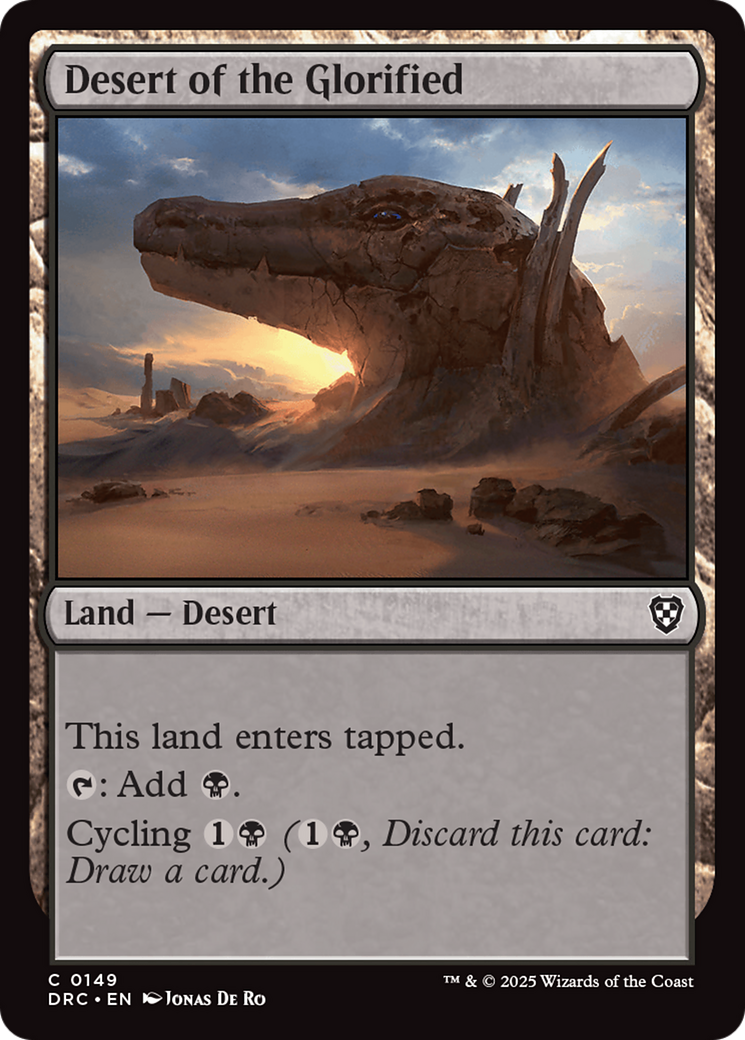 Desert of the Glorified [Aetherdrift Commander] | Good Games Adelaide SA