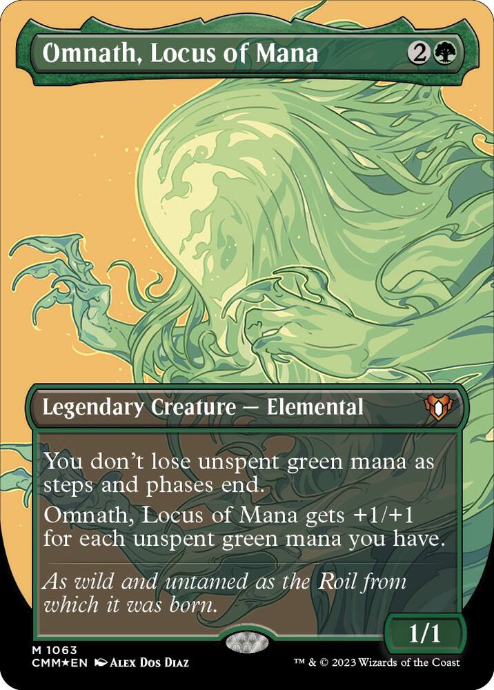 Omnath, Locus of Mana 1063 (Commander Masters)  - Borderless Textured Foil | Good Games Adelaide SA