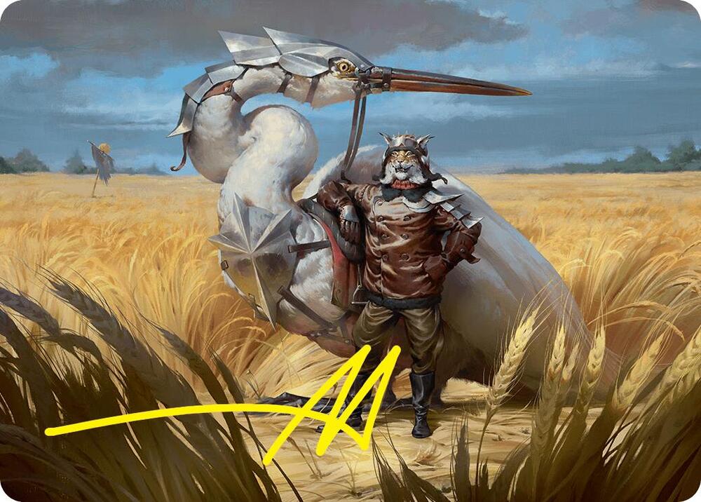Skyknight Squire Art Card 4 54 Stamped Signature 4 (Art Series: Foundations)  | Good Games Adelaide SA