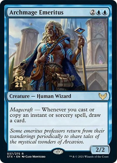 Archmage Emeritus [Strixhaven: School of Mages Prerelease Promos] | Good Games Adelaide SA