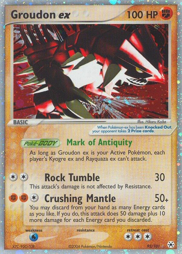 Groudon ex 93/101 (Hidden Legends)  - Holofoil | Good Games Adelaide SA