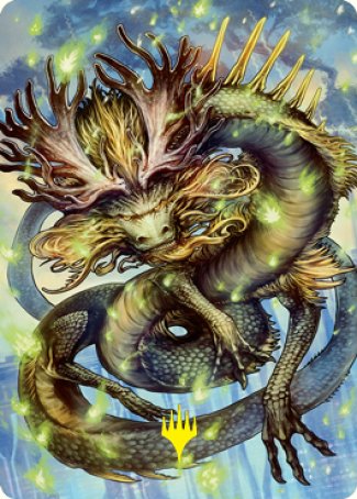 Kura, the Boundless Sky Art Card (Gold-Stamped Signature) [Kamigawa: Neon Dynasty Art Series] | Good Games Adelaide SA