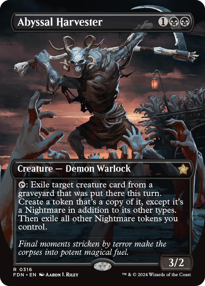 Abyssal Harvester 316 (Foundations)  - Foil | Good Games Adelaide SA