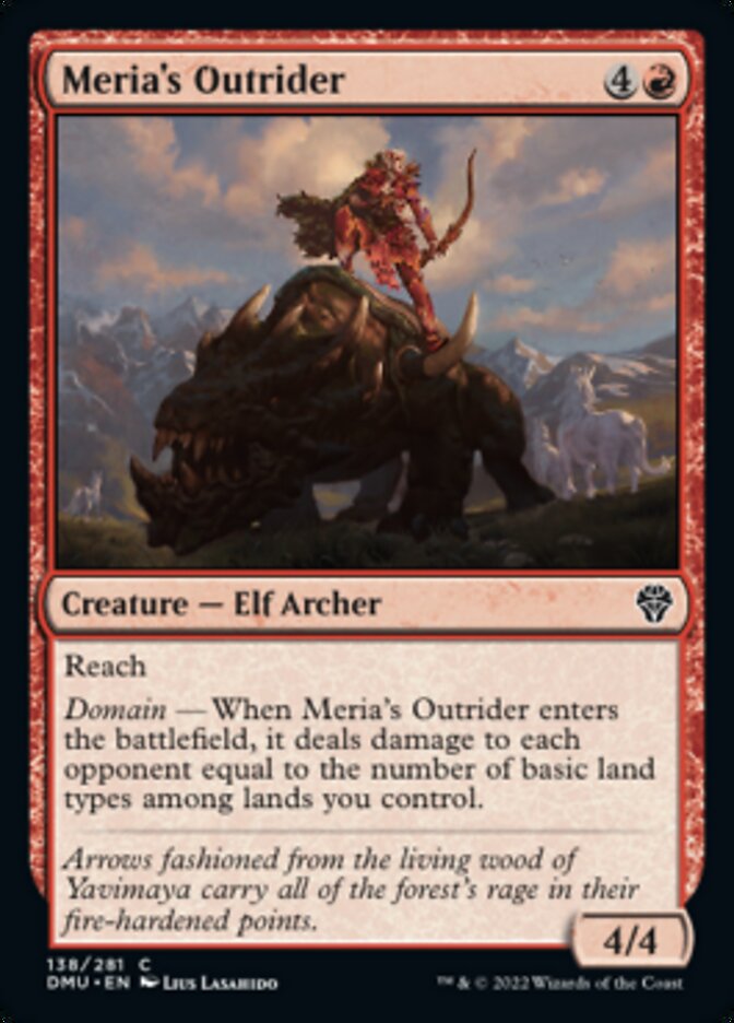 Meria's Outrider [Dominaria United] | Good Games Adelaide SA