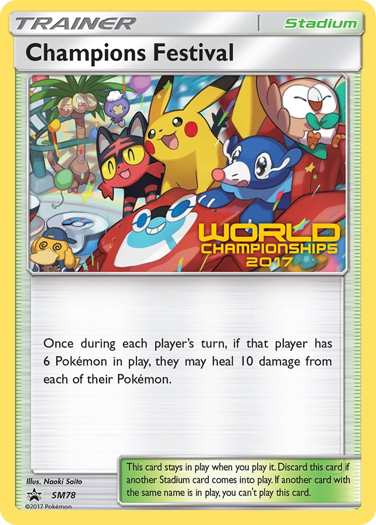 Champions Festival (SM78) (2017 Champion) [Sun & Moon: Black Star Promos] | Good Games Adelaide SA