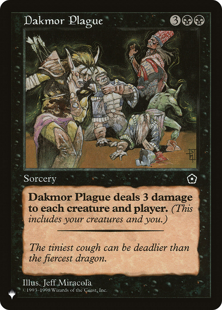 Dakmor Plague [The List Reprints] | Good Games Adelaide SA