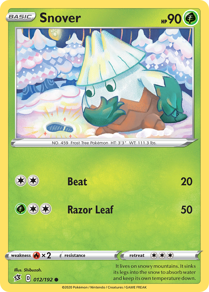 Snover (012/192) [Sword & Shield: Rebel Clash] | Good Games Adelaide SA