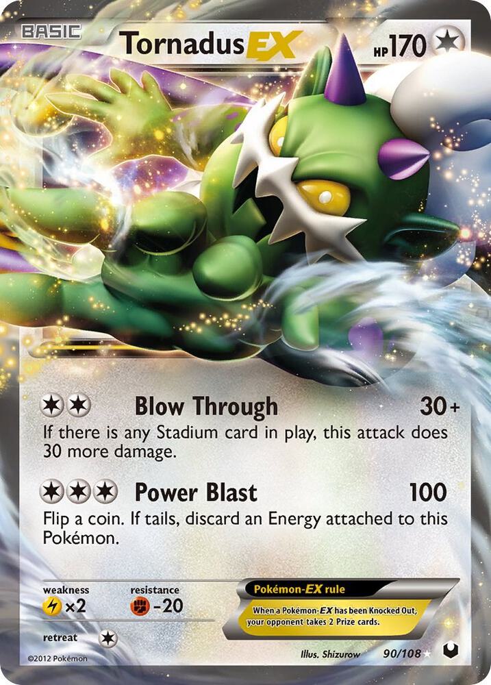 Tornadus EX 90/108 (Dark Explorers)  - Holofoil | Good Games Adelaide SA