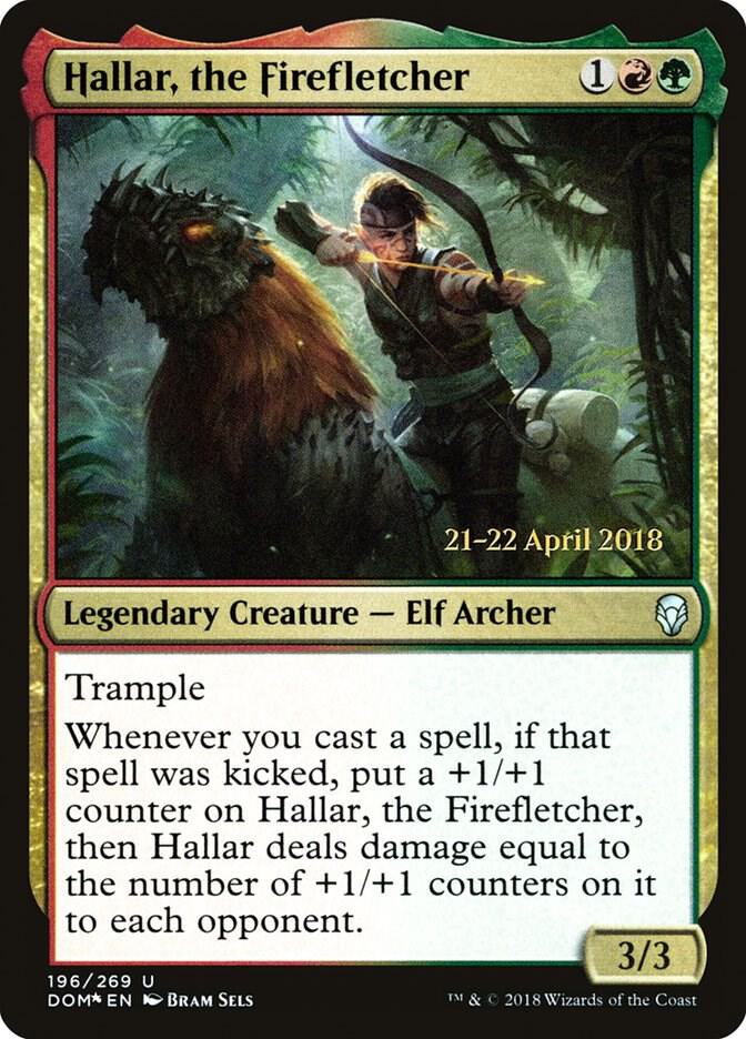 Hallar the Firefletcher 196 (Prerelease Cards)  - Foil | Good Games Adelaide SA