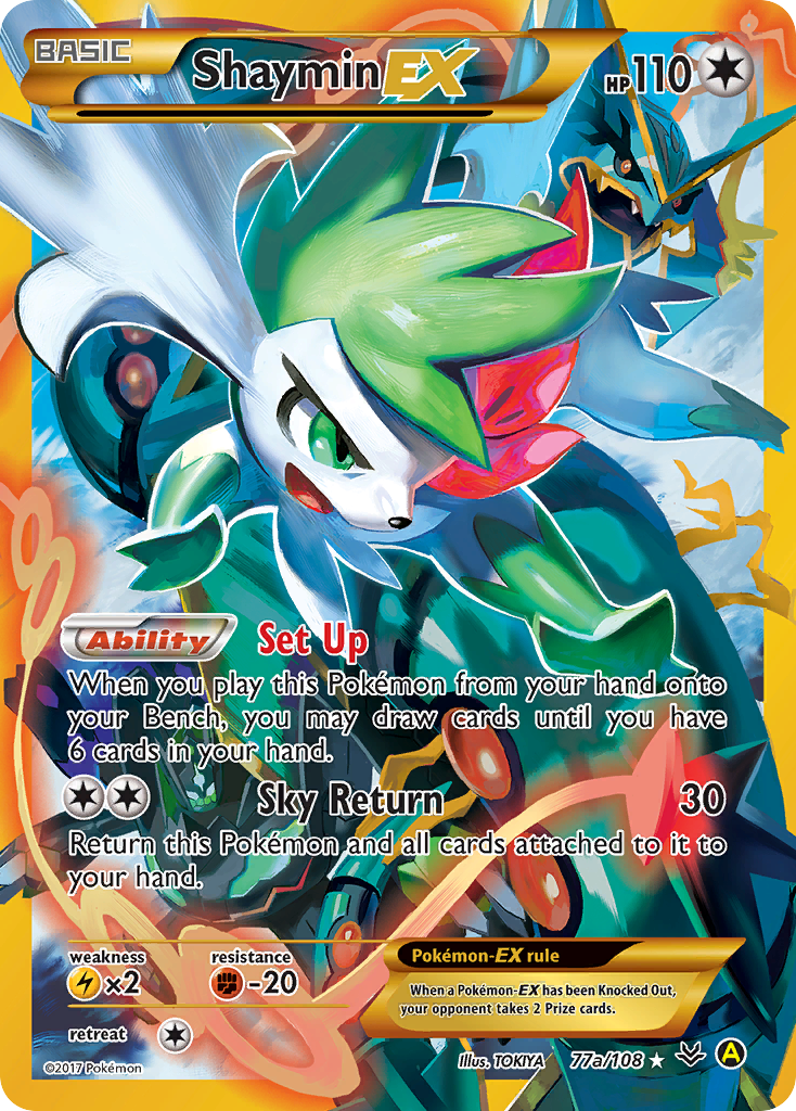 Shaymin EX (77a/108) [Alternate Art Promos] | Good Games Adelaide SA