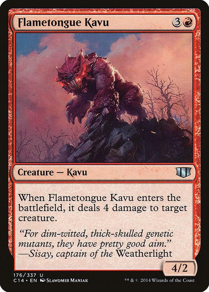 Flametongue Kavu 176 (Commander 2014)  | Good Games Adelaide SA