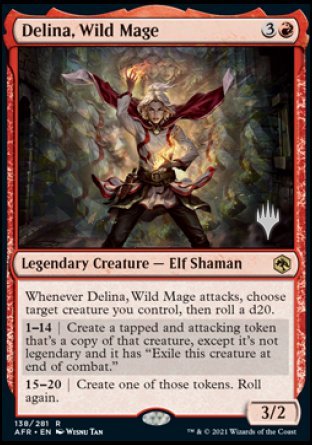 Delina, Wild Mage (Promo Pack) [Dungeons & Dragons: Adventures in the Forgotten Realms Promos] | Good Games Adelaide SA