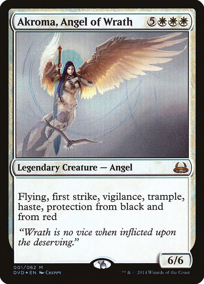Akroma Angel of Wrath 1 (Duel Decks: Anthology)  - Foil | Good Games Adelaide SA