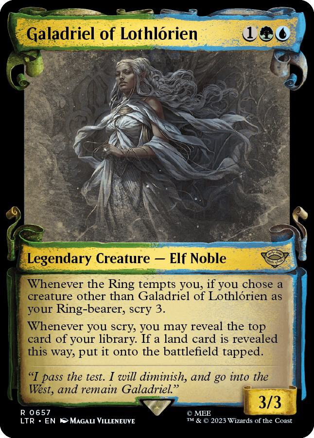 Galadriel of Lothlórien 657 (Universes Beyond: The Lord of the Rings: Tales of Middle-earth)  - Showcase Scroll | Good Games Adelaide SA