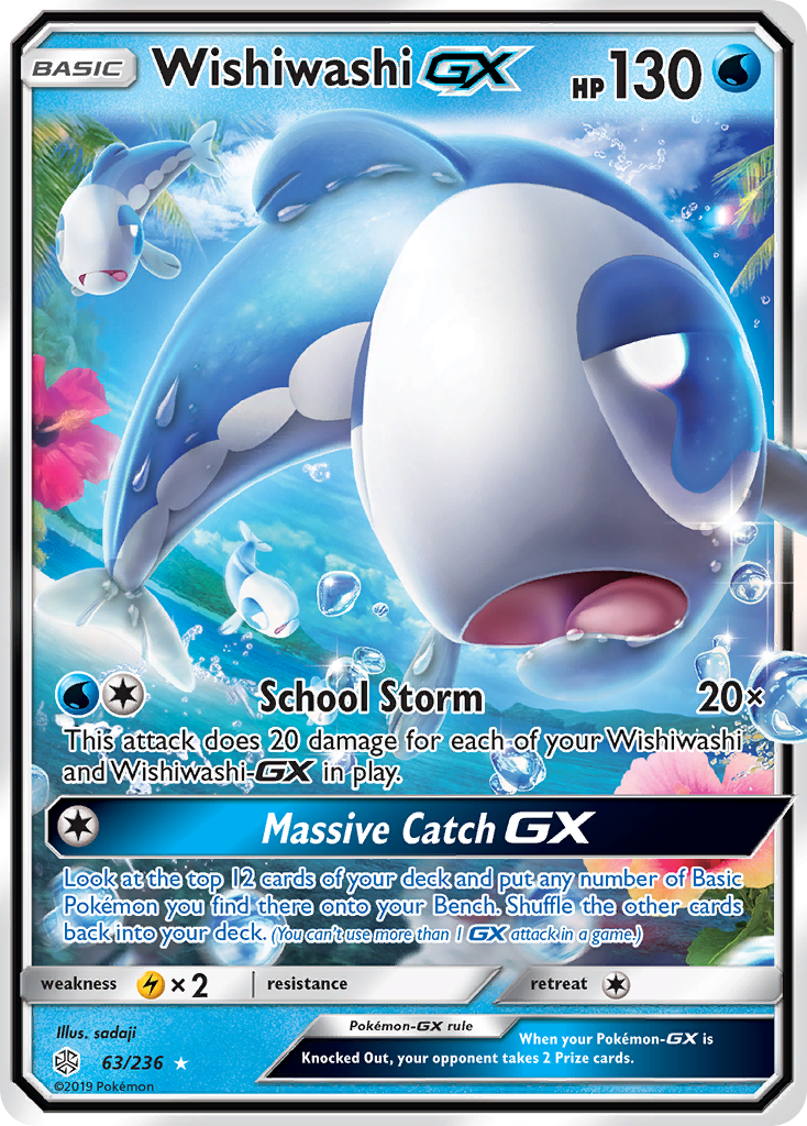 Wishiwashi GX (63/236) [Sun & Moon: Cosmic Eclipse] | Good Games Adelaide SA