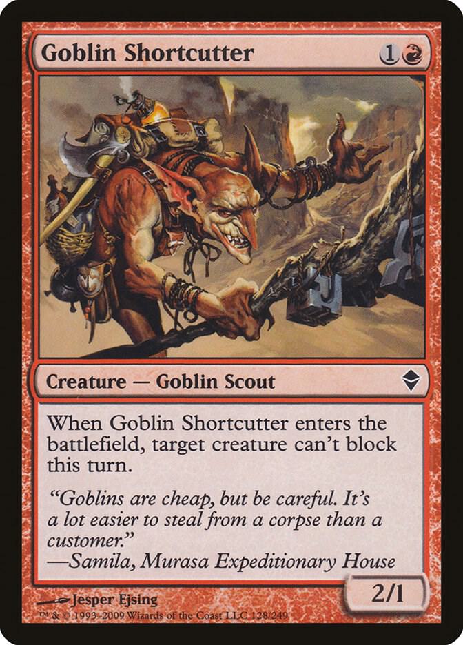 Goblin Shortcutter 128 (Zendikar)  - Foil | Good Games Adelaide SA