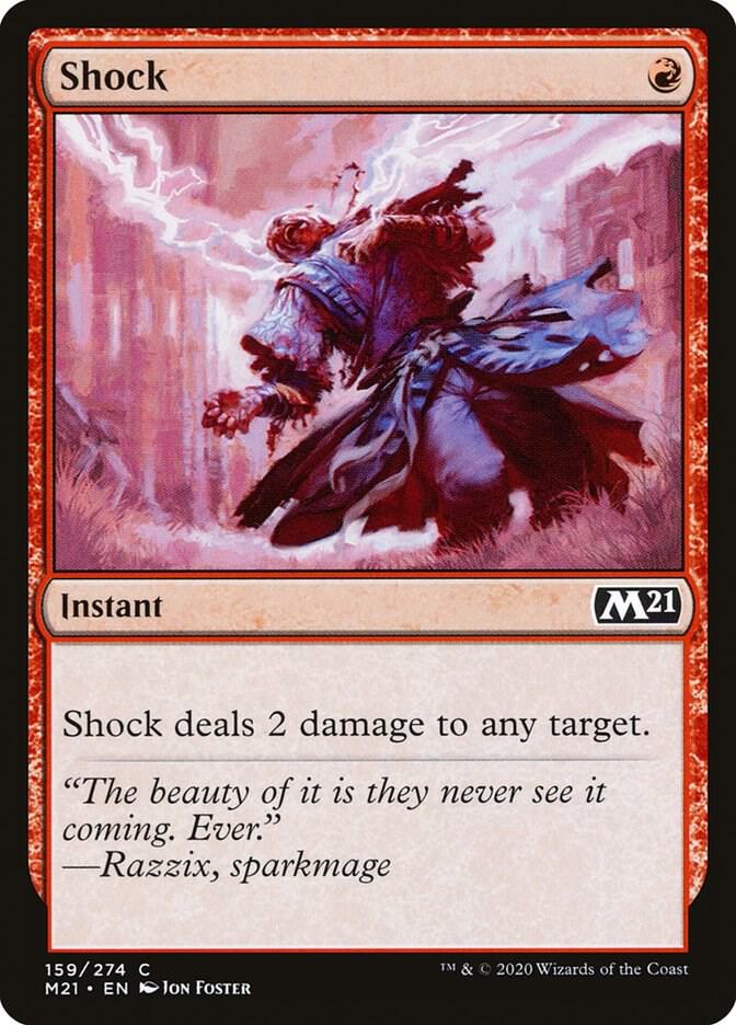 Shock 159 (Core Set 2021)  - Foil | Good Games Adelaide SA