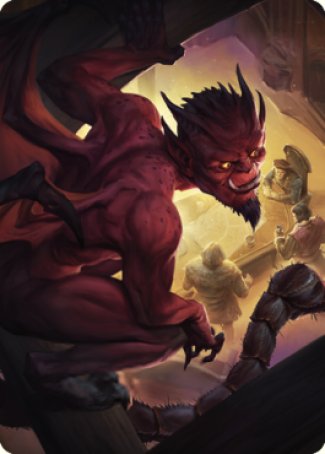 Nefarious Imp Art Card [Commander Legends: Battle for Baldur's Gate Art Series] | Good Games Adelaide SA