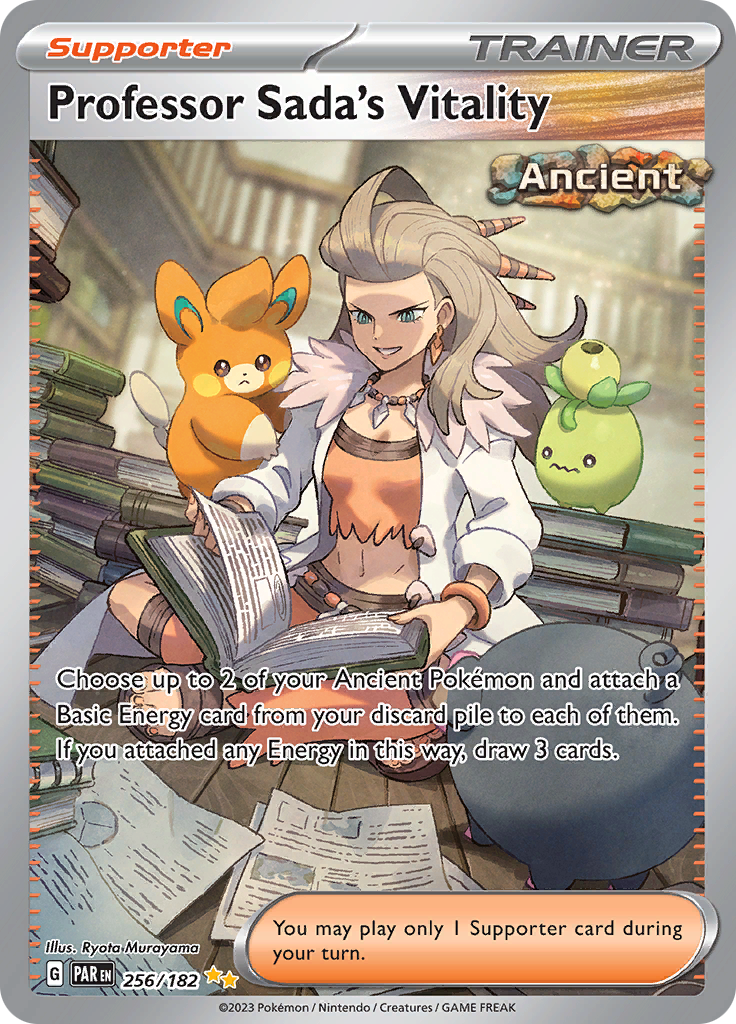 Professor Sada's Vitality (256/182) [Scarlet & Violet: Paradox Rift] | Good Games Adelaide SA