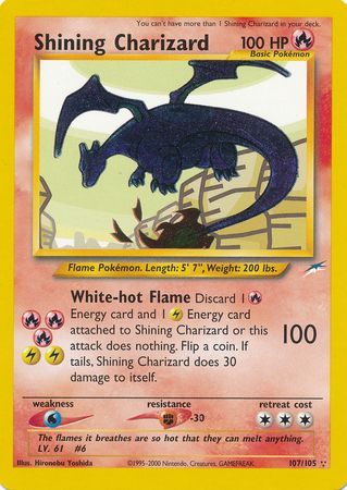 Shining Charizard (107/105) [Neo Destiny Unlimited] | Good Games Adelaide SA
