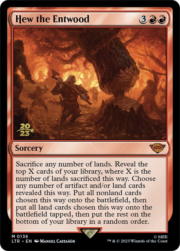Hew the Entwood 136 (Prerelease Cards)  - Foil | Good Games Adelaide SA