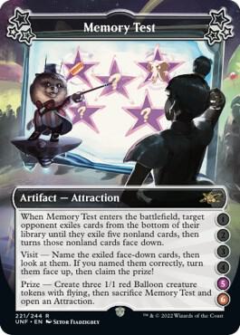 Memory Test 5 6 221 (Unfinity)  - Foil | Good Games Adelaide SA