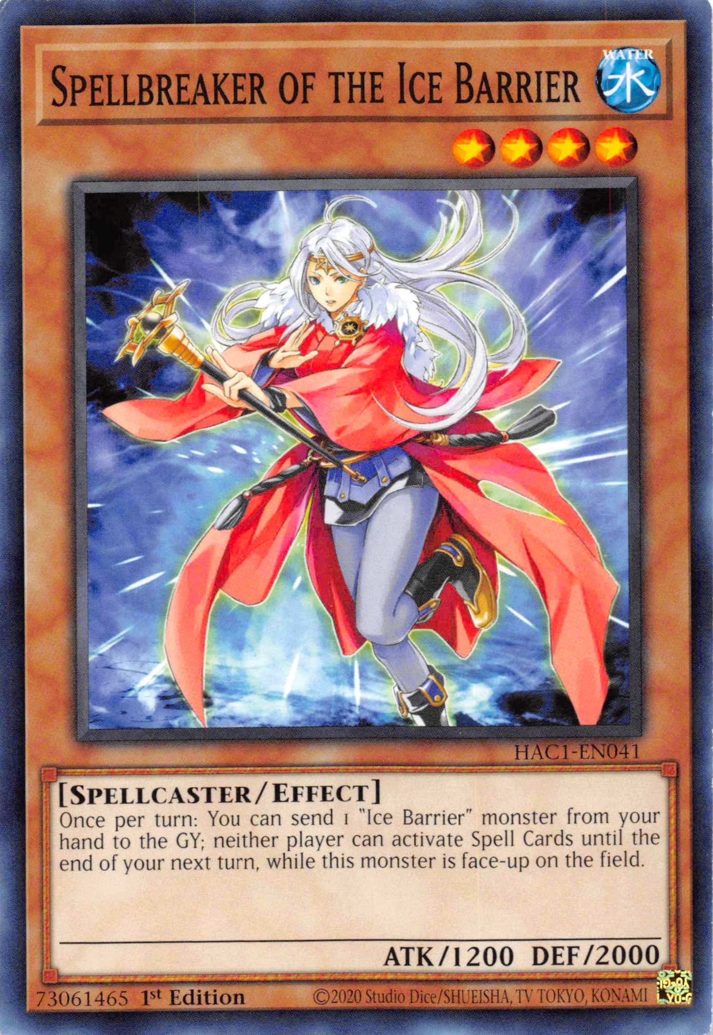 Spellbreaker of the Ice Barrier [HAC1-EN041] Common | Good Games Adelaide SA