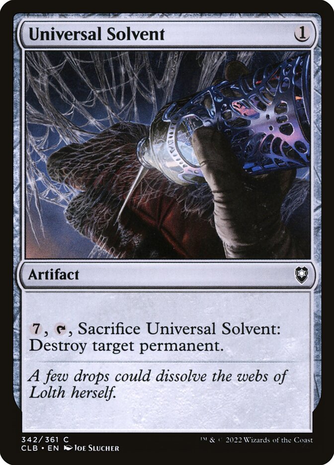 Universal Solvent 342 (Commander Legends: Battle for Baldur's Gate)  - Foil | Good Games Adelaide SA