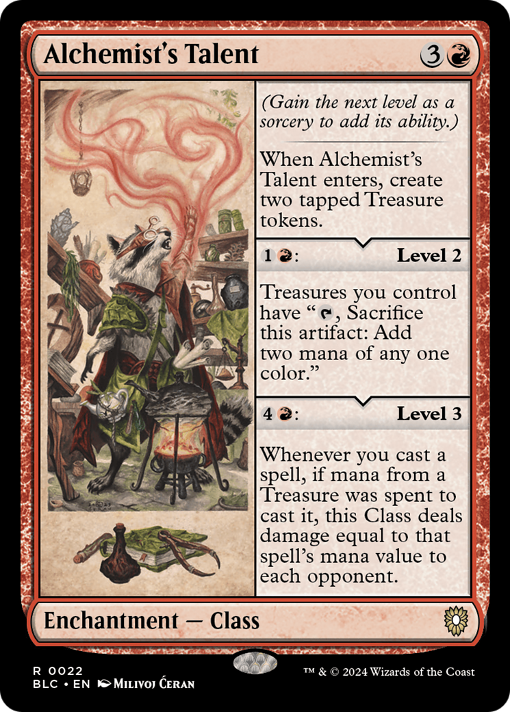 Alchemist's Talent [Bloomburrow Commander] | Good Games Adelaide SA