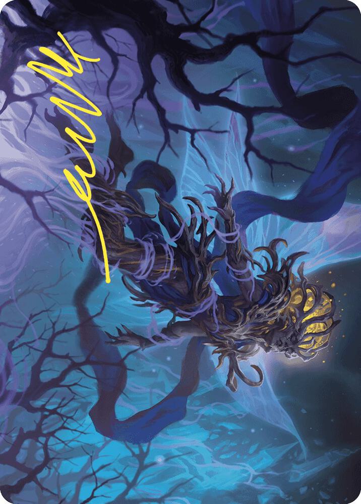 Sleep Cursed Faerie Art Card Gold Stamped Signature 8 (Art Series: Wilds of Eldraine)  | Good Games Adelaide SA