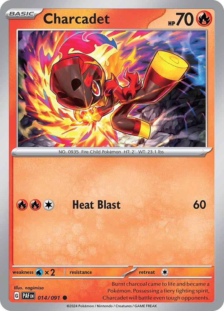 Charcadet 014/091 (SV: Paldean Fates)  - Reverse Holofoil | Good Games Adelaide SA