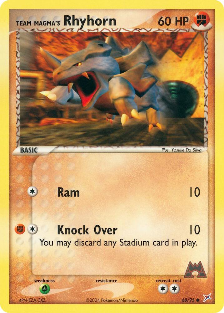 Team Magma's Rhyhorn 68/95 (Team Magma vs Team Aqua)  | Good Games Adelaide SA