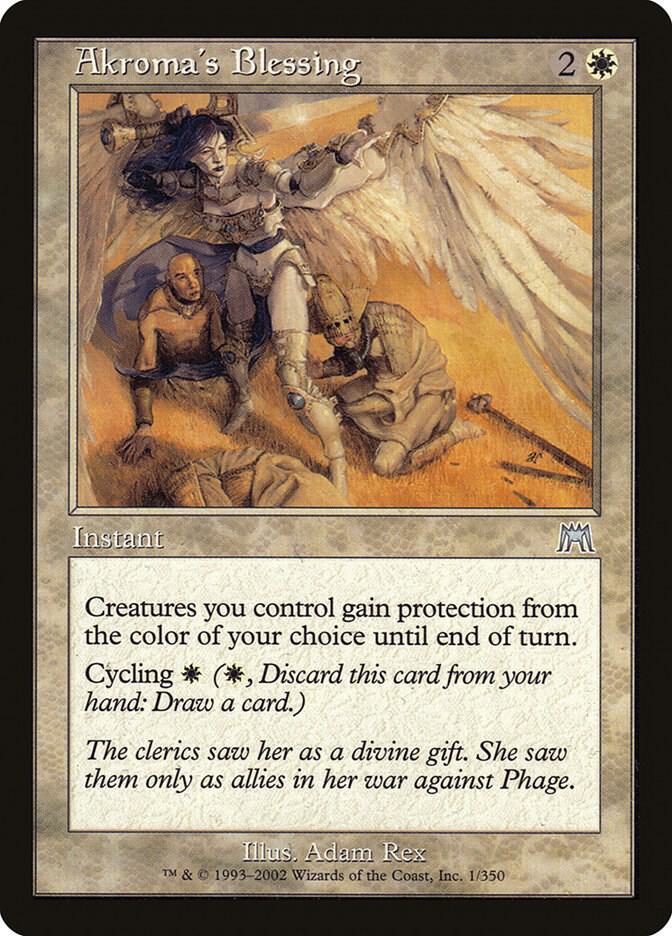 Akroma's Blessing 1 (Onslaught)  | Good Games Adelaide SA