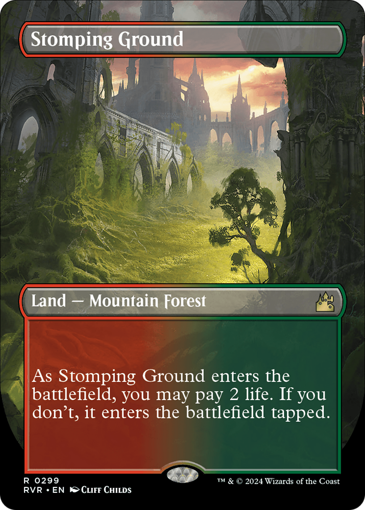 Stomping Ground (Borderless) [Ravnica Remastered] | Good Games Adelaide SA