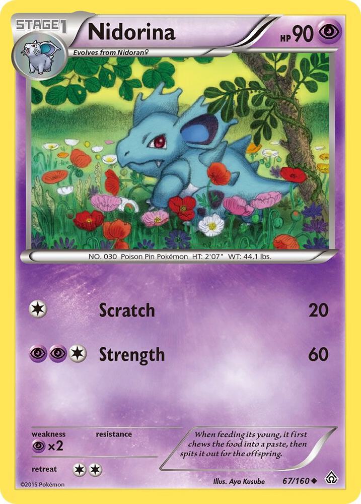 Nidorina 67/160 (XY - Primal Clash)  | Good Games Adelaide SA
