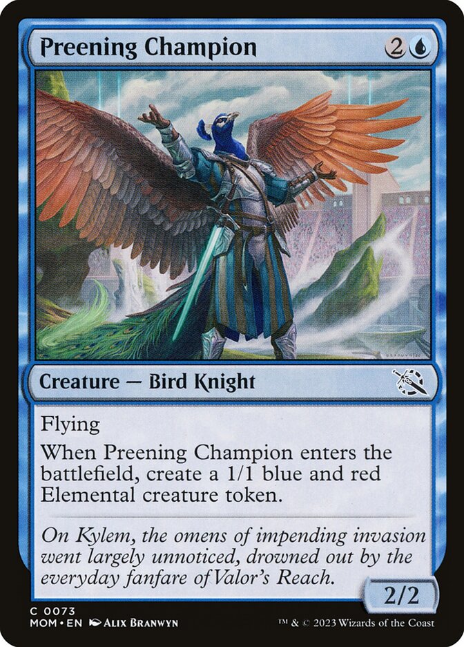 Preening Champion 73 (March of the Machine)  | Good Games Adelaide SA