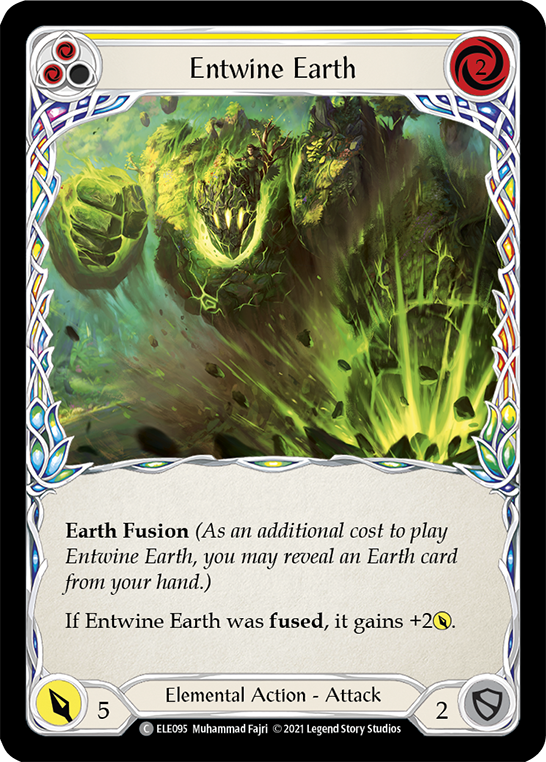 Entwine Earth (Yellow) [ELE095] (Tales of Aria)  1st Edition Normal | Good Games Adelaide SA