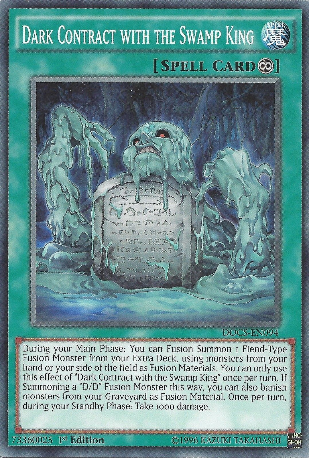 Dark Contract with the Swamp King [DOCS-EN094] Common | Good Games Adelaide SA