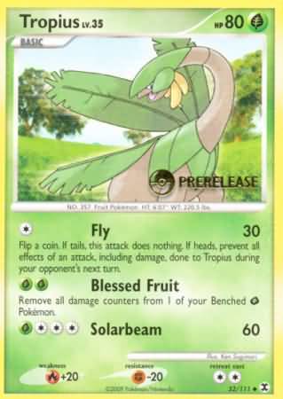 Tropius (52/111) (Prerelease Promo) [Nintendo: Black Star Promos] | Good Games Adelaide SA