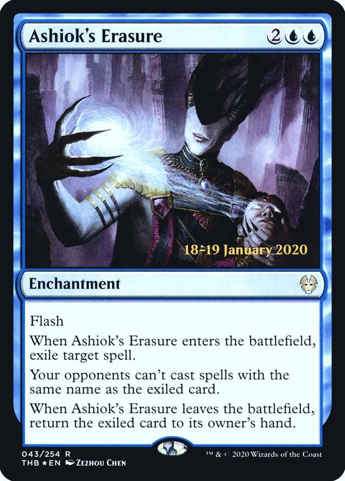 Ashiok's Erasure 43 (Prerelease Cards)  - PreRelease Foil | Good Games Adelaide SA