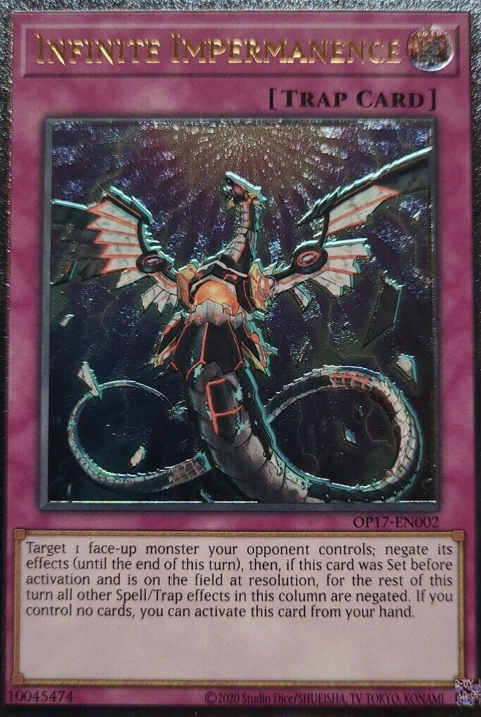 Infinite Impermanence [OP17-EN002] Ultimate Rare | Good Games Adelaide SA