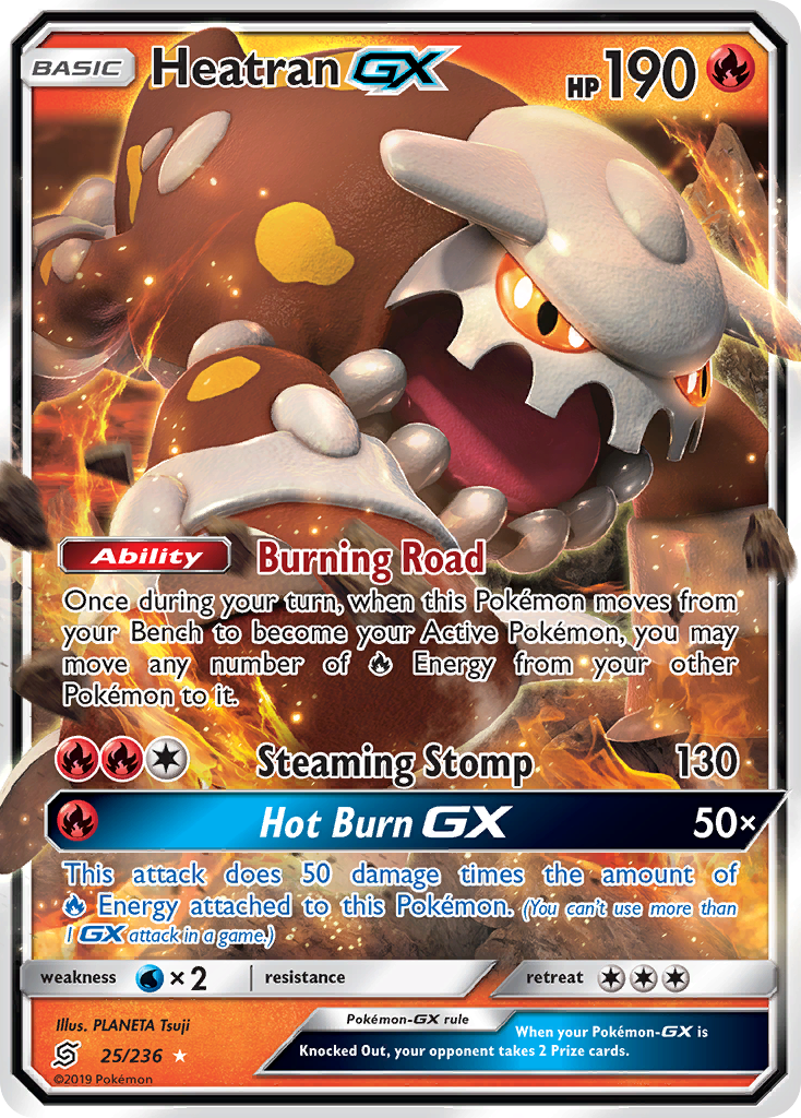 Heatran GX (25/236) [Sun & Moon: Unified Minds] | Good Games Adelaide SA