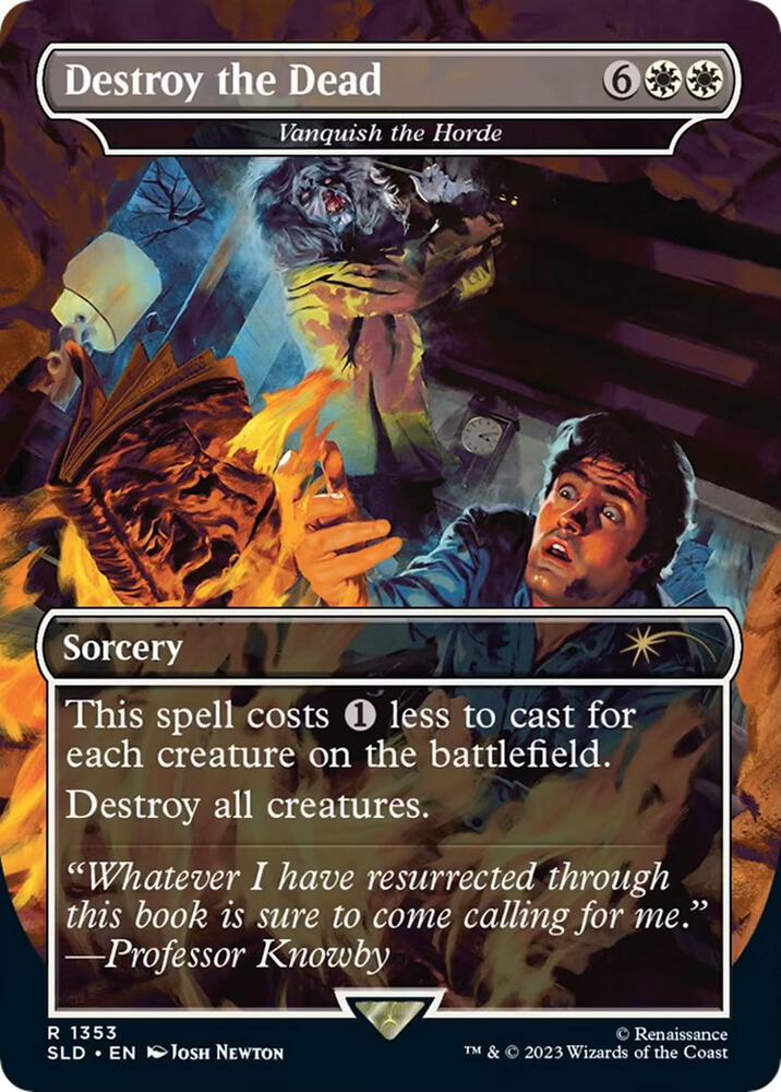 Destroy the Dead Vanquish the Horde 1353 (Secret Lair Drop Series)  - Foil | Good Games Adelaide SA