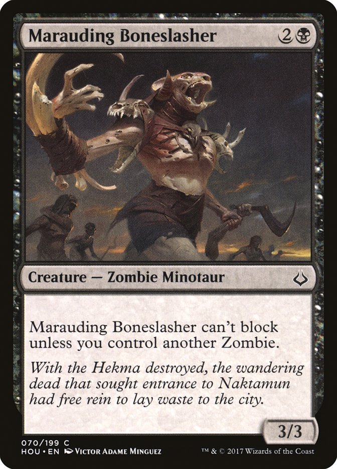 Marauding Boneslasher 70 (Hour of Devastation)  - Foil | Good Games Adelaide SA