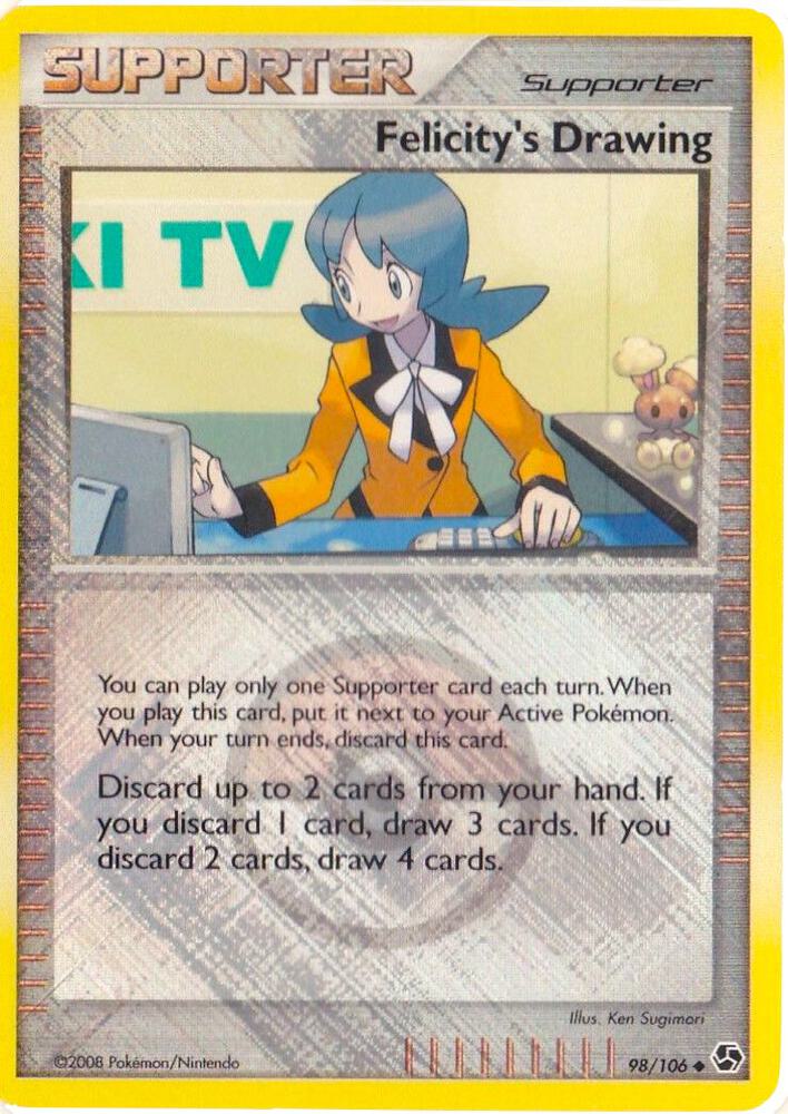 Felicitys Drawing 098 106 League Promo 98/106 (League & Championship Cards)  - Reverse Holofoil | Good Games Adelaide SA