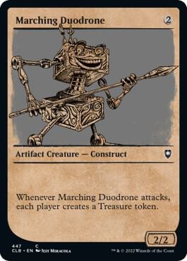 Marching Duodrone Showcase 447 (Commander Legends: Battle for Baldur's Gate)  - Foil | Good Games Adelaide SA